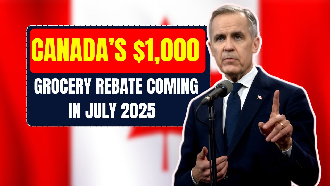 Canada’s $1,000 Grocery Rebate Coming in July 2025 – Eligibility & CRA Deposit Dates